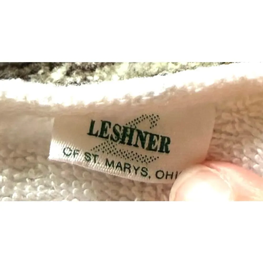 Vintage MCM Leshner Harvest Wheat Flour Pumpkin Hand Towel St Mary's Ohio